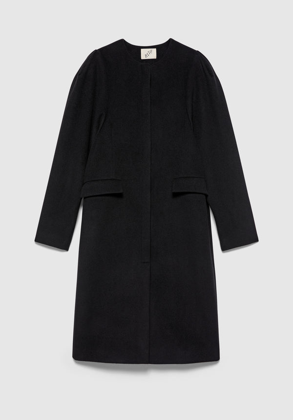 Sculpted Sleeve Coat