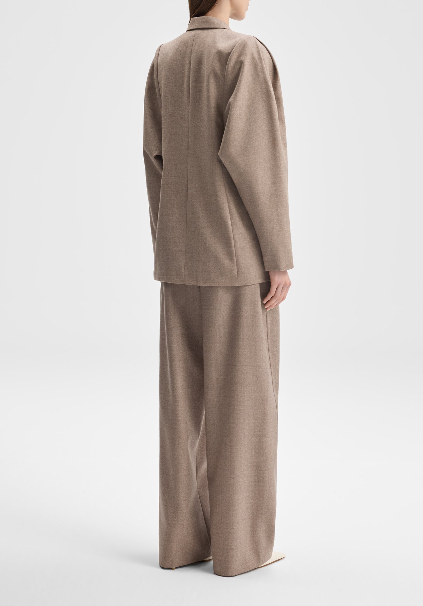 Sculpted Sleeve Suit Jacket