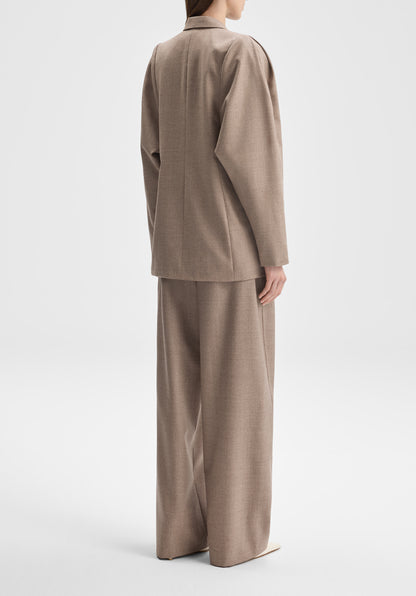 Sculpted Sleeve Suit Jacket