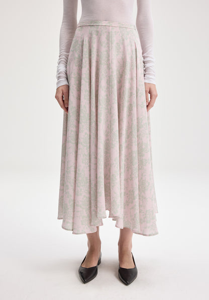 Miren Lace Print Skirt