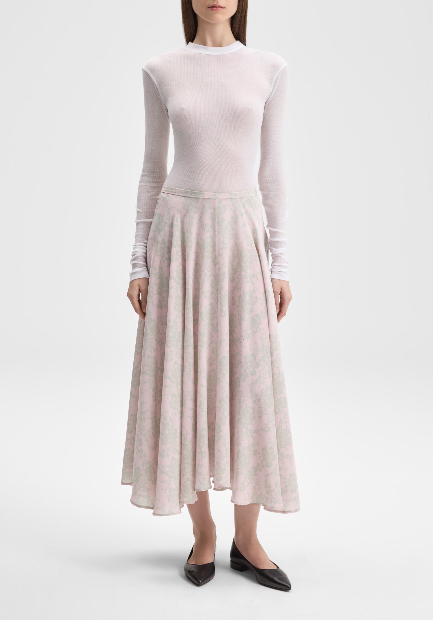 Miren Lace Print Skirt