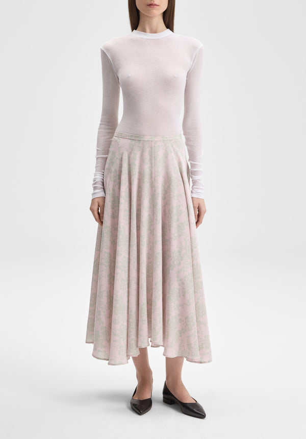 Miren Lace Print Skirt