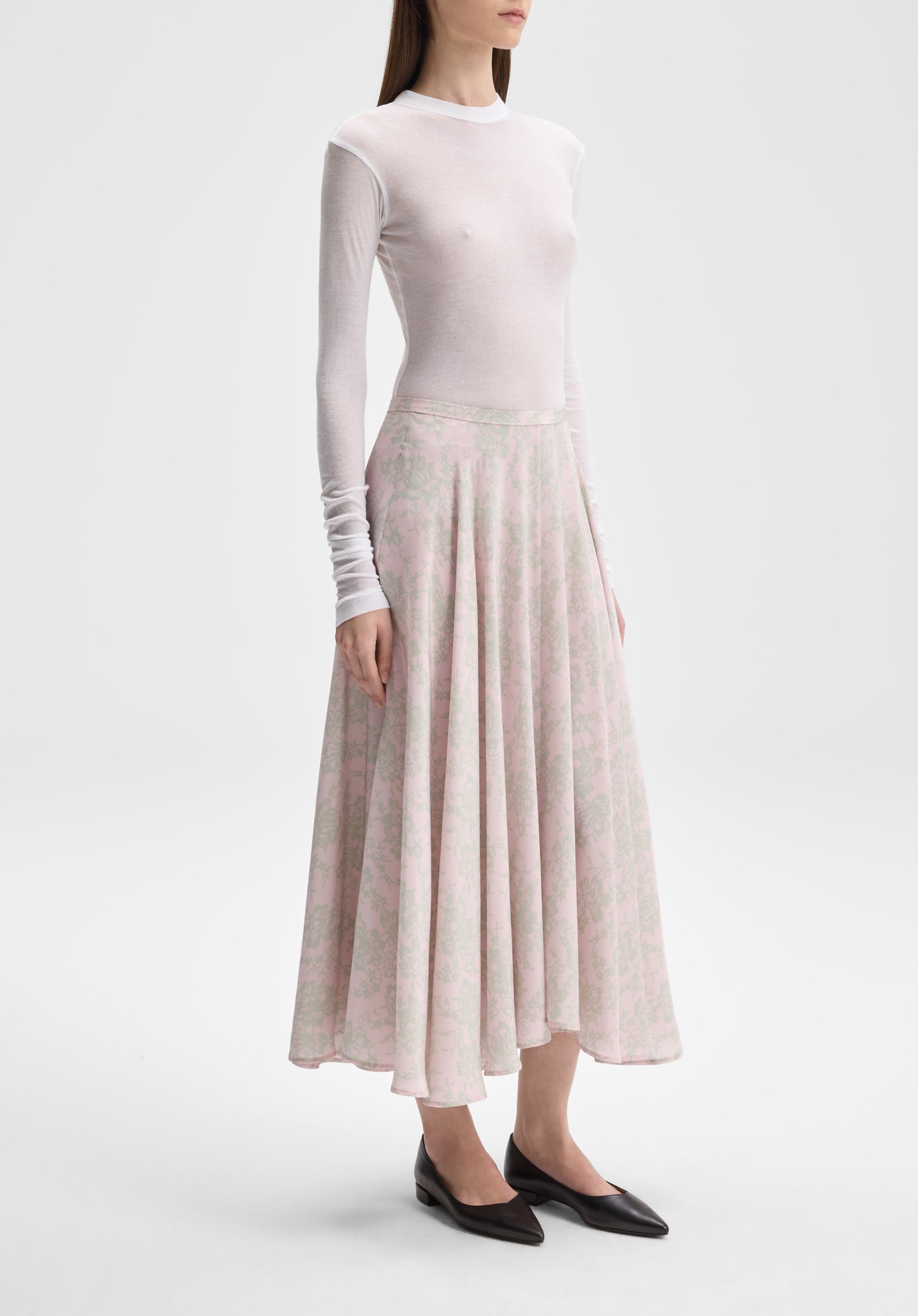 Miren Lace Print Skirt