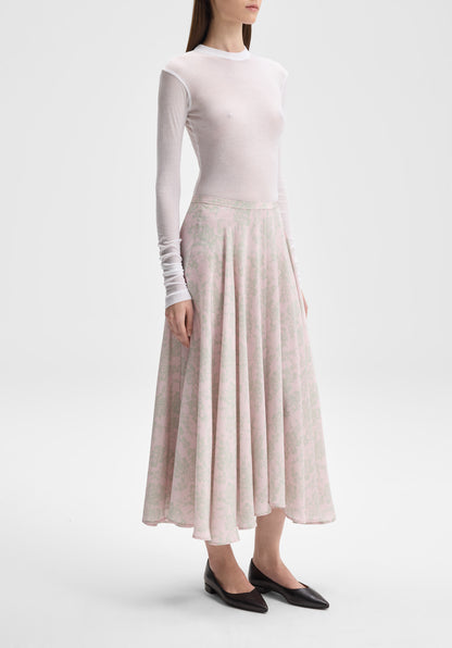 Miren Lace Print Skirt