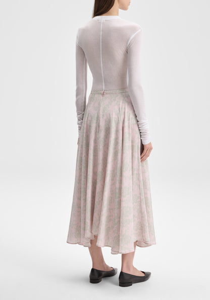 Miren Lace Print Skirt