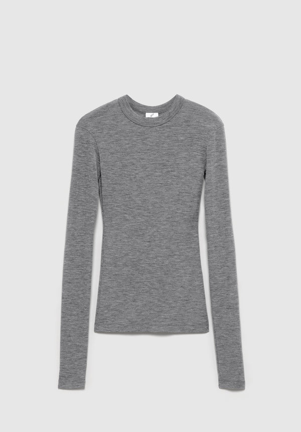 Long-sleeve Jersey Wool
