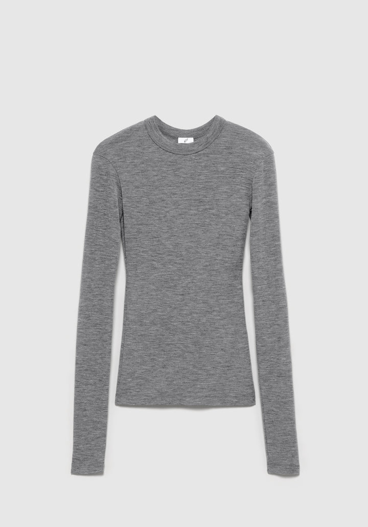 Long-sleeve Jersey Wool