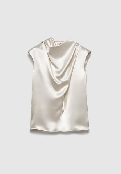 Verso Draped Scarf Top