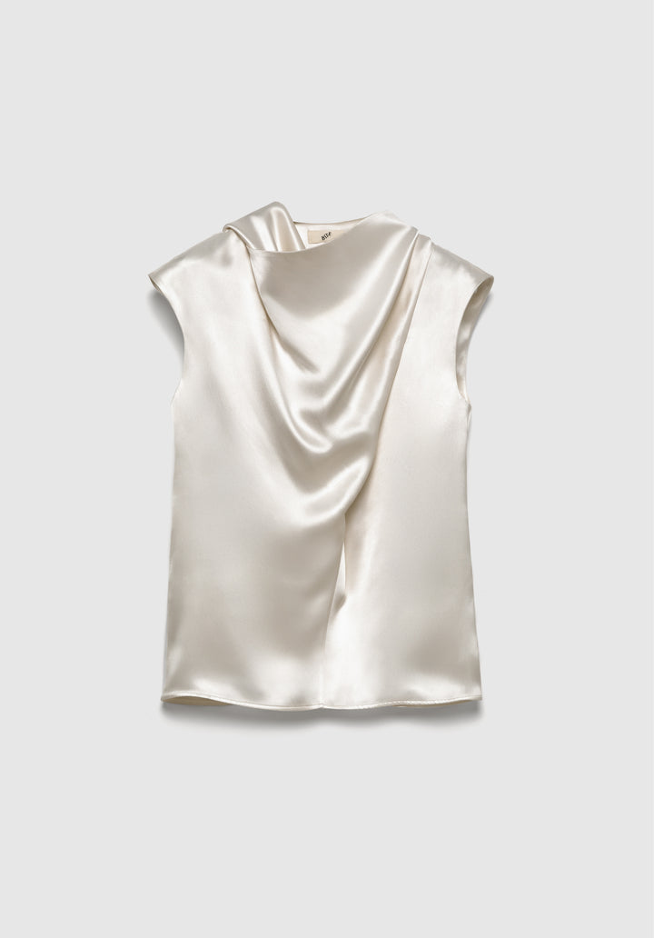 Verso Draped Scarf Top