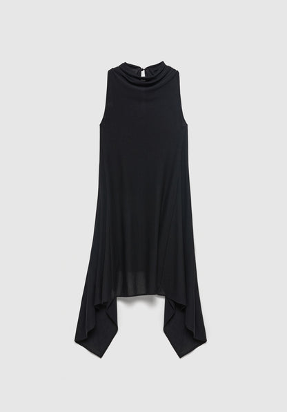 Scala Draped Open Back Dress