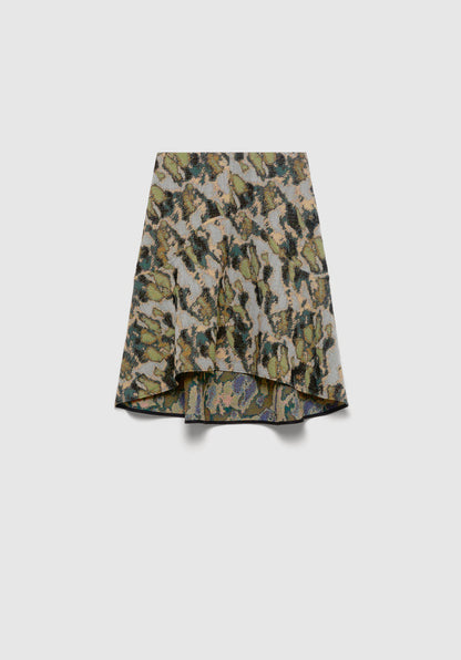Shield Jacquard Skirt