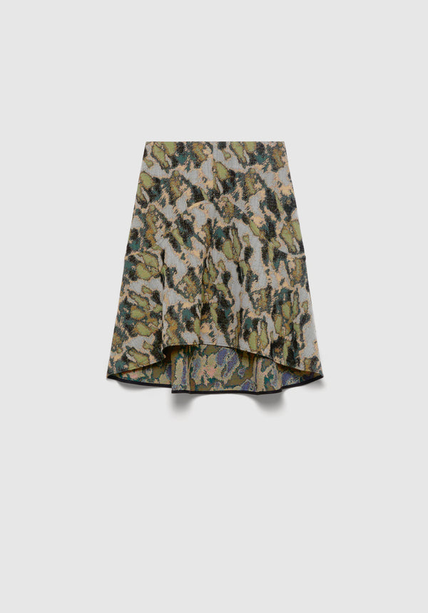Shield Jacquard Skirt