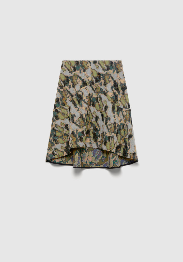 Shield Jacquard Skirt