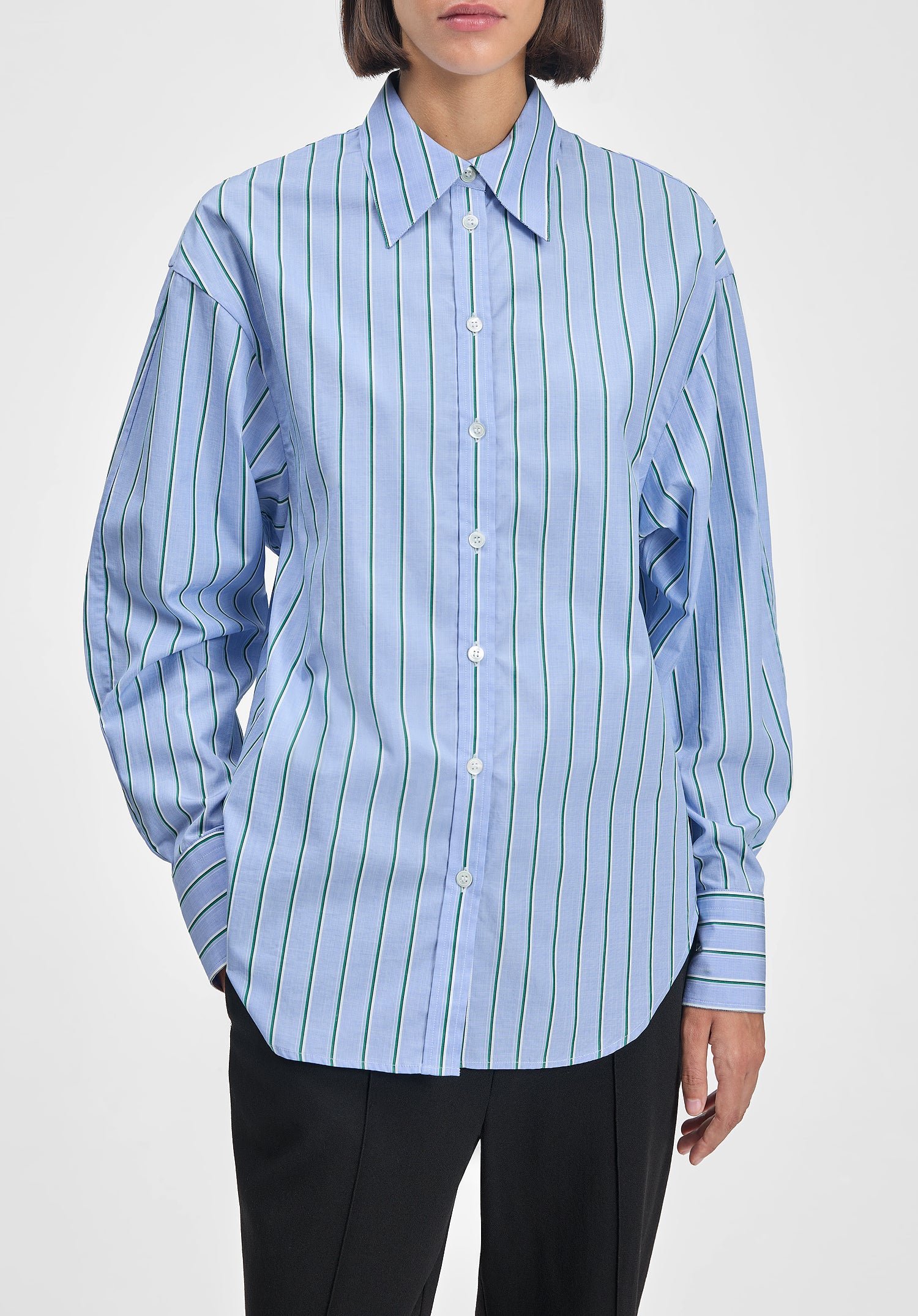 Vera Striped Poplin Shirt