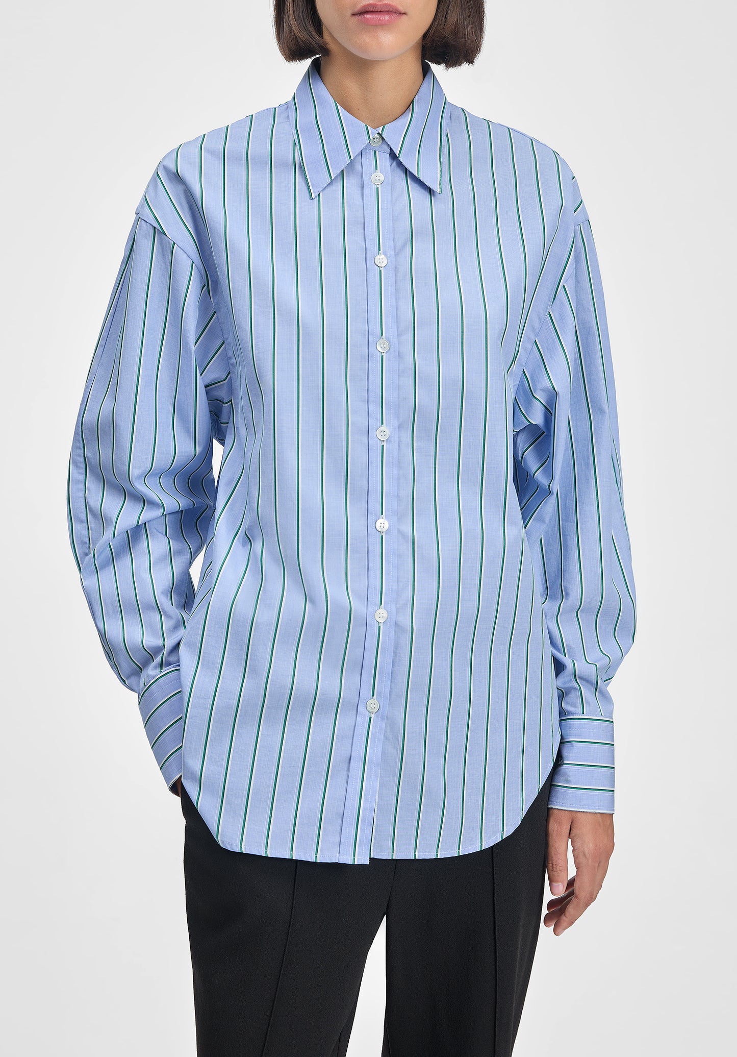 Vera Striped Poplin Shirt
