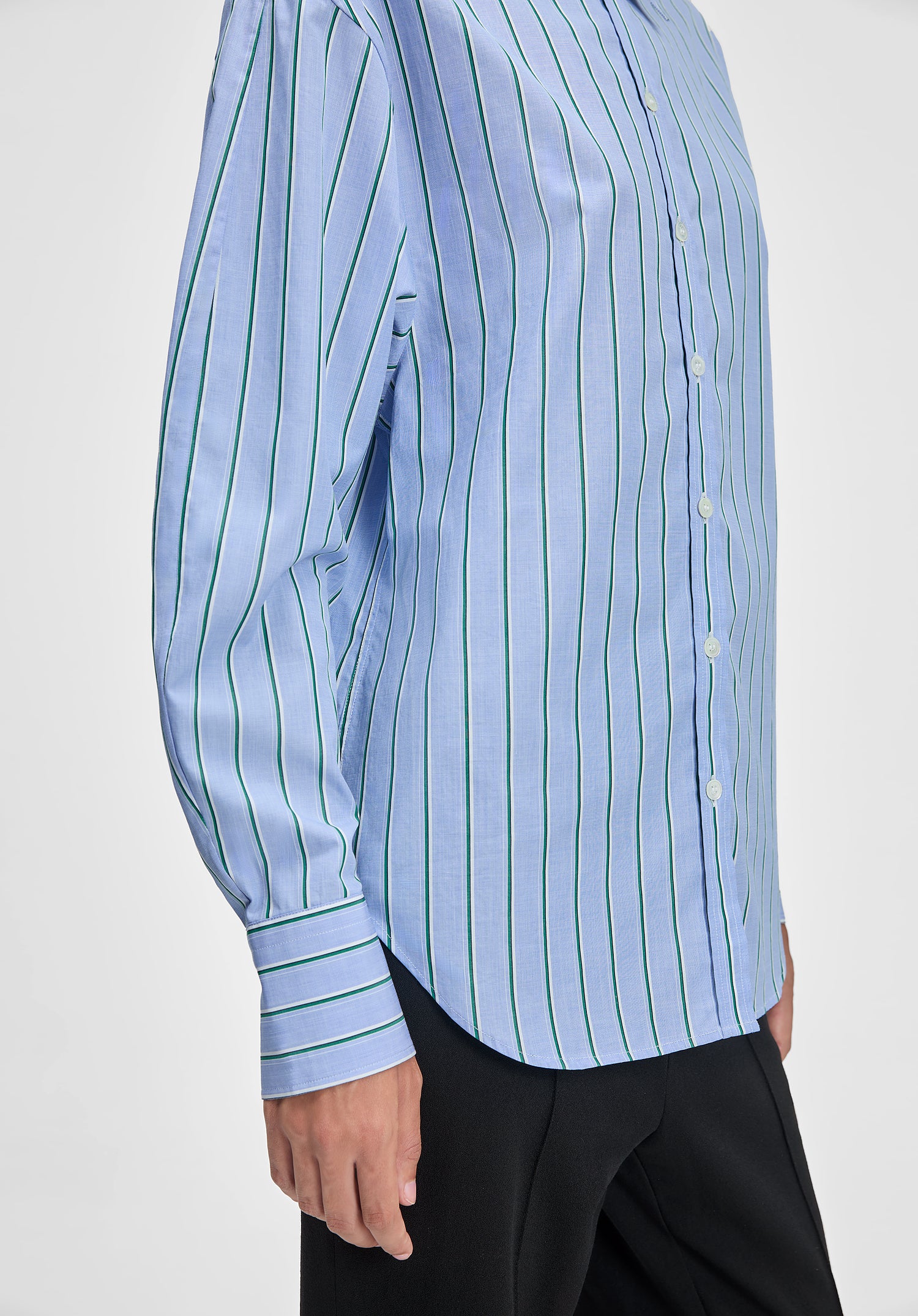 Vera Striped Poplin Shirt