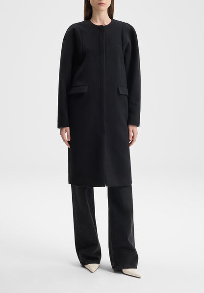 Sculpted Sleeve Coat