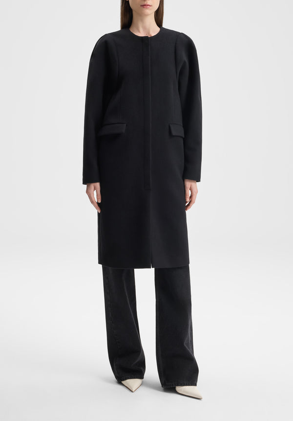 Sculpted Sleeve Coat