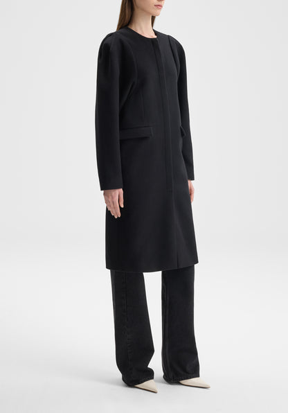 Sculpted Sleeve Coat