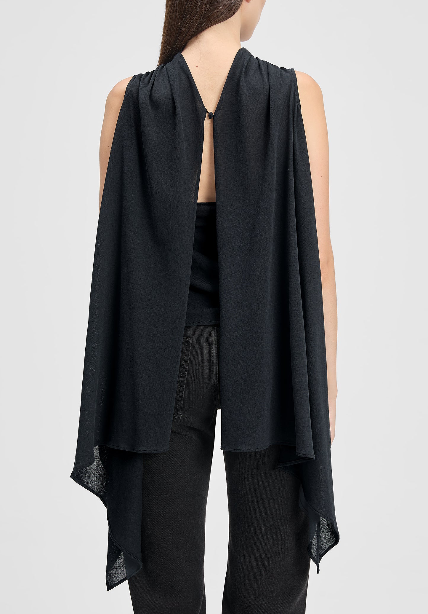 Visa Draped Open Back Top