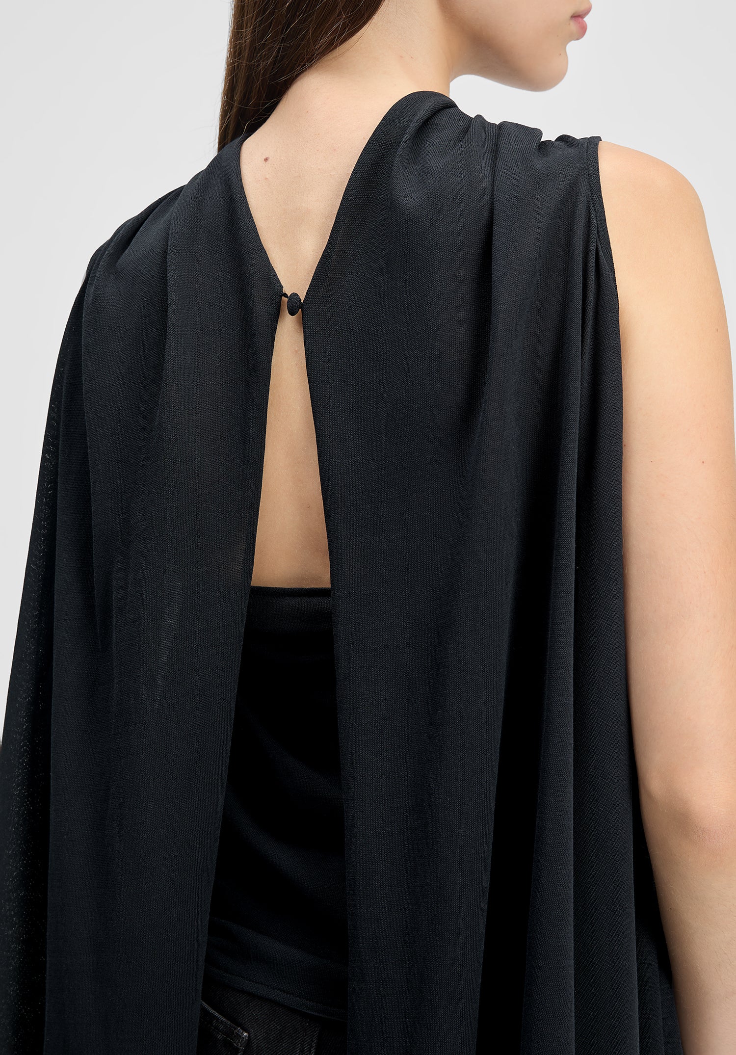 Visa Draped Open Back Top