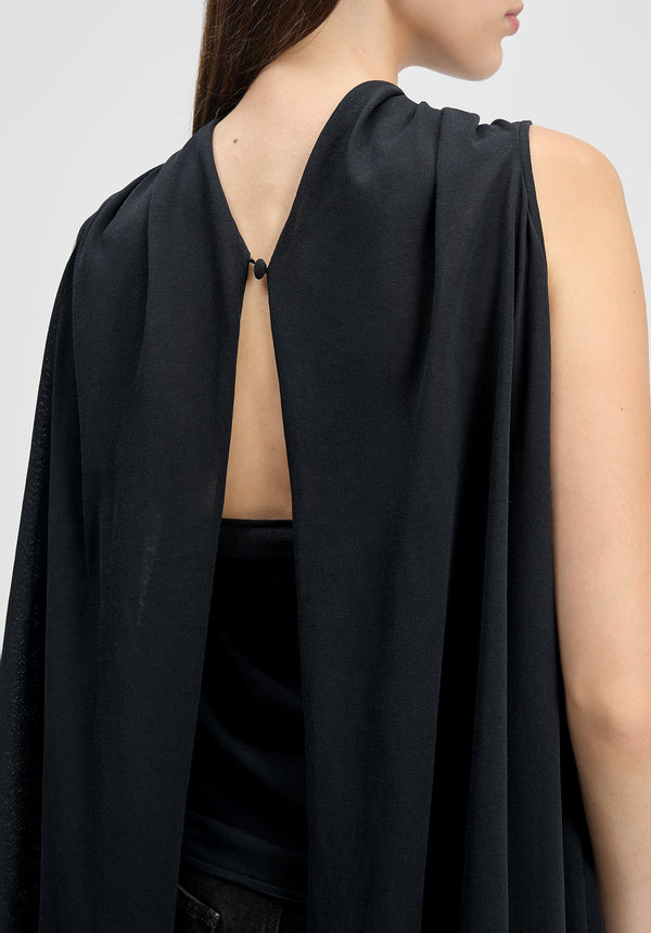 Visa Draped Open Back Top