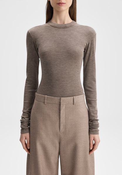 Long-sleeve Jersey Wool