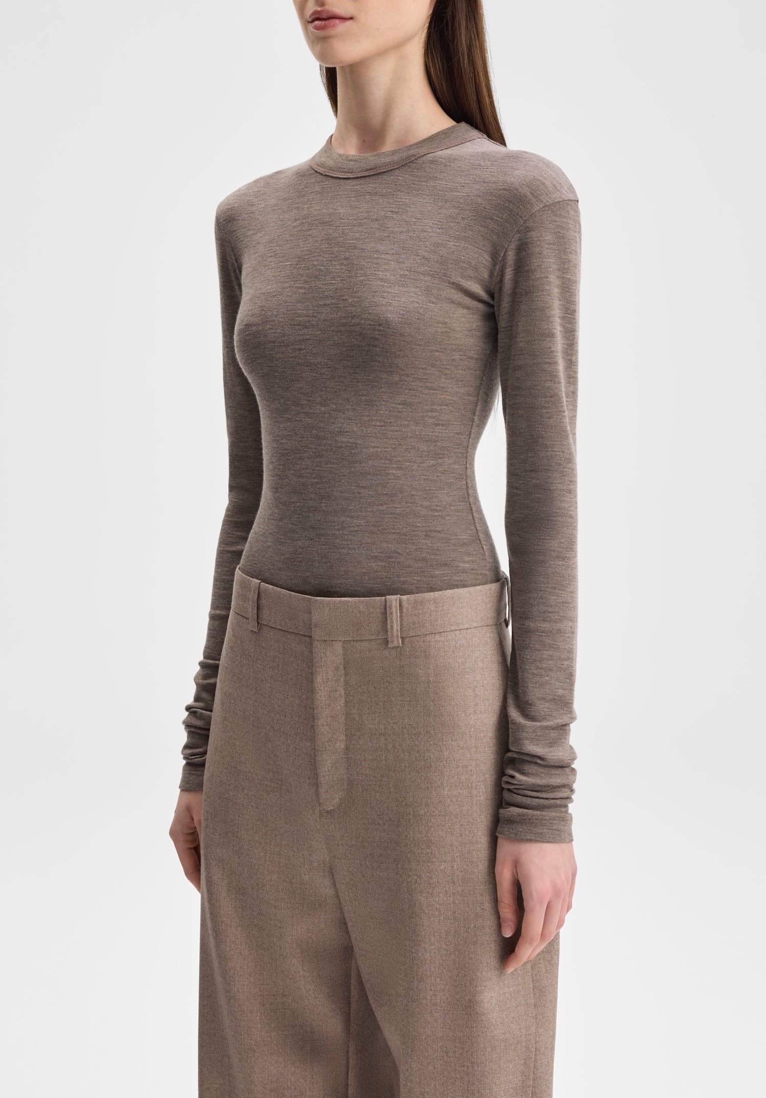 Long-sleeve Jersey Wool