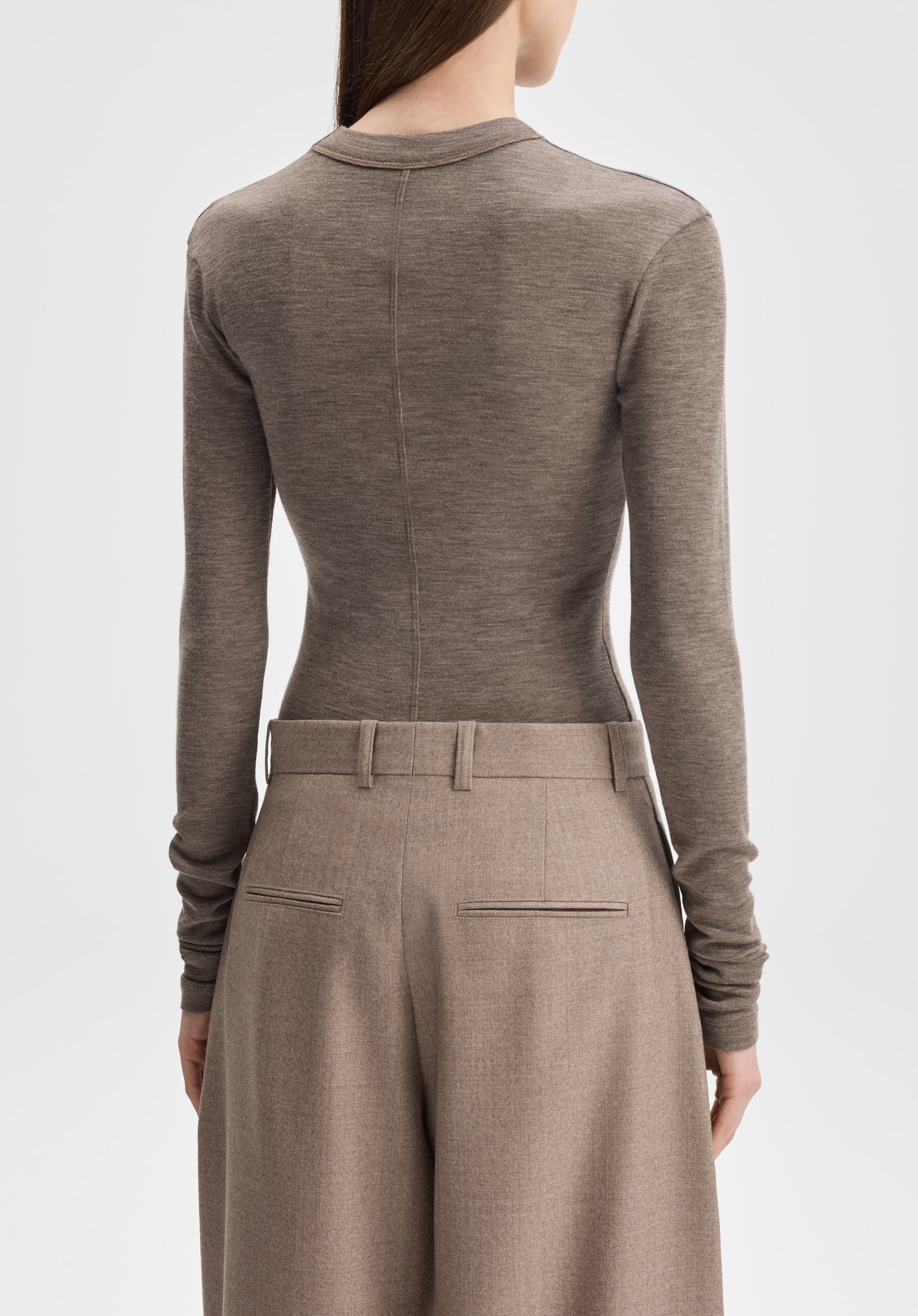 Long-sleeve Jersey Wool