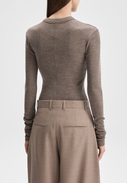 Long-sleeve Jersey Wool