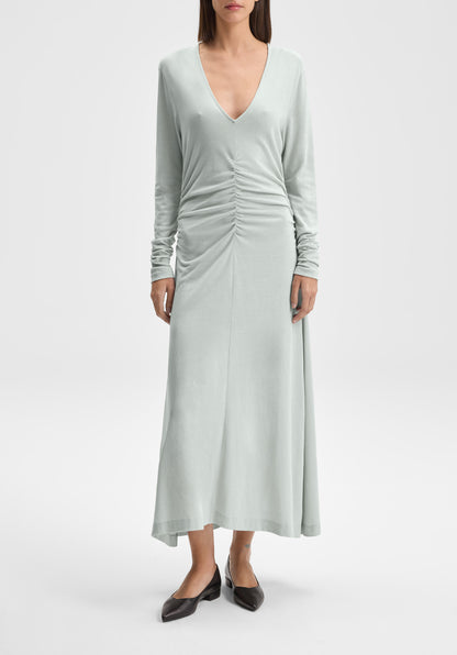 Steep V-Neck Dress