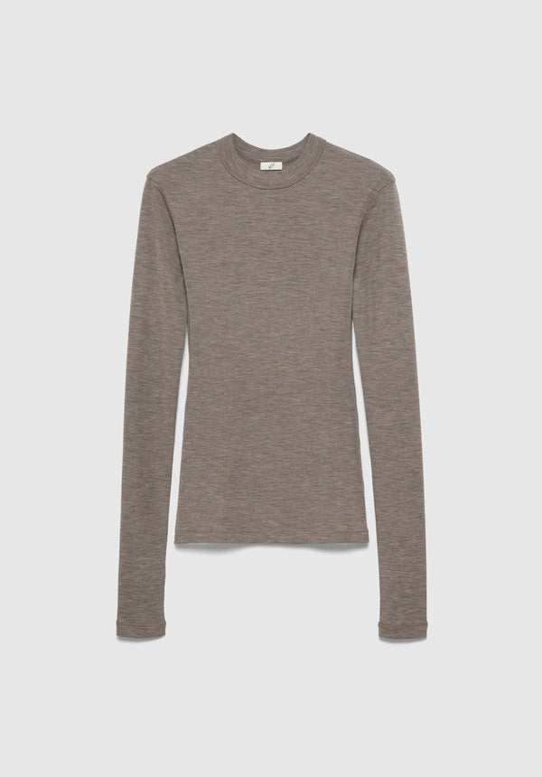 Long-sleeve Jersey Wool