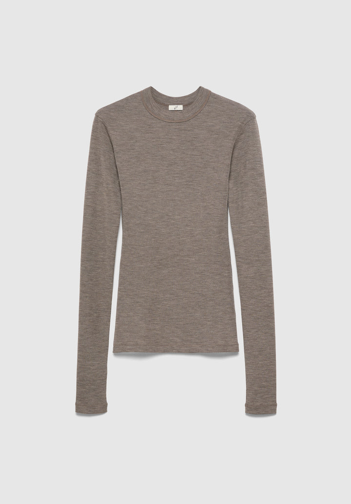 Long-sleeve Jersey Wool