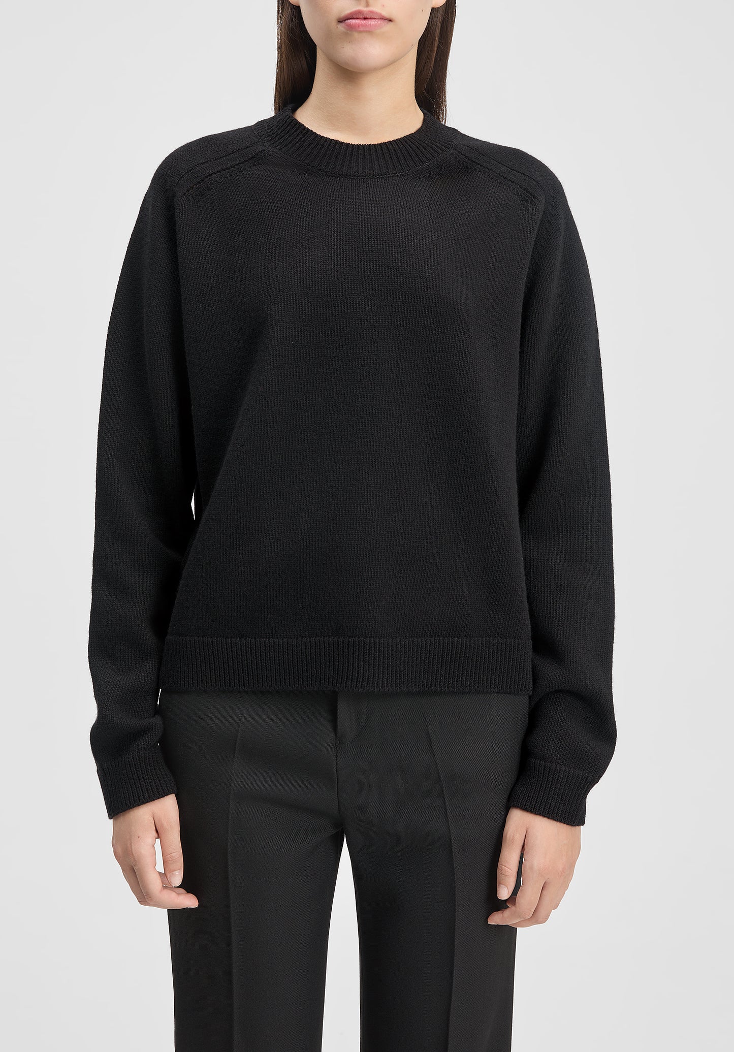 View Round-neck Knit Sweater