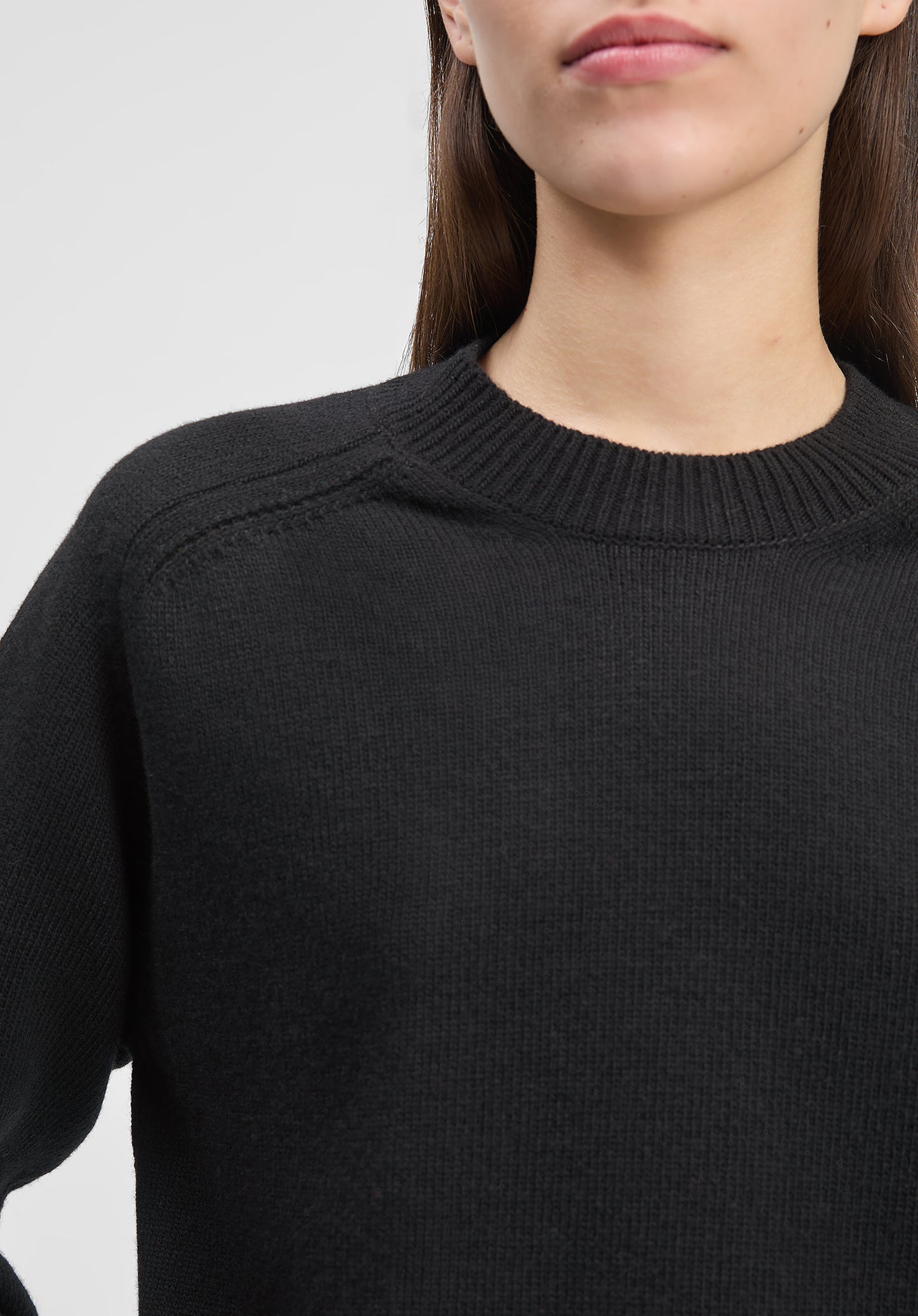 View Round-neck Knit Sweater