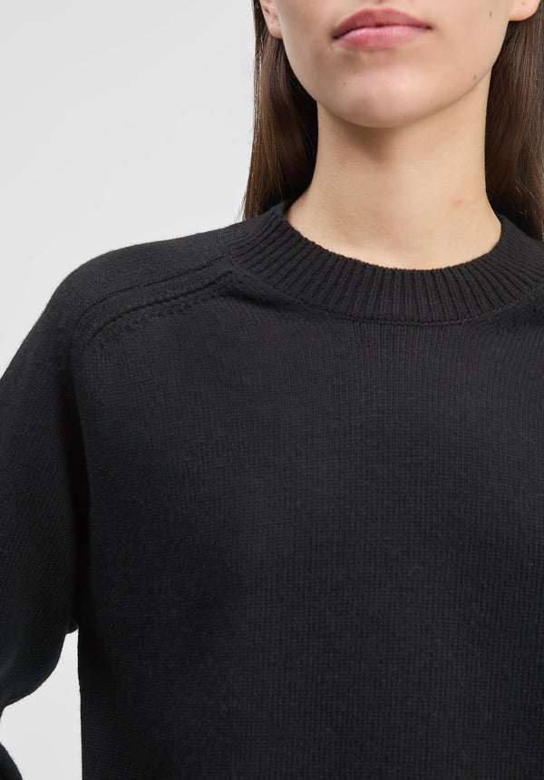 View Round-neck Knit Sweater