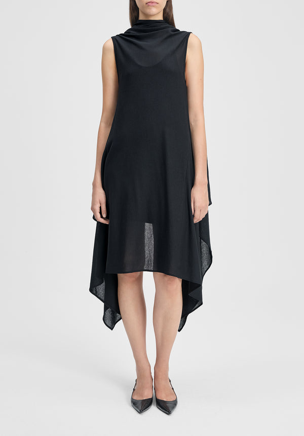 Scala Draped Open Back Dress