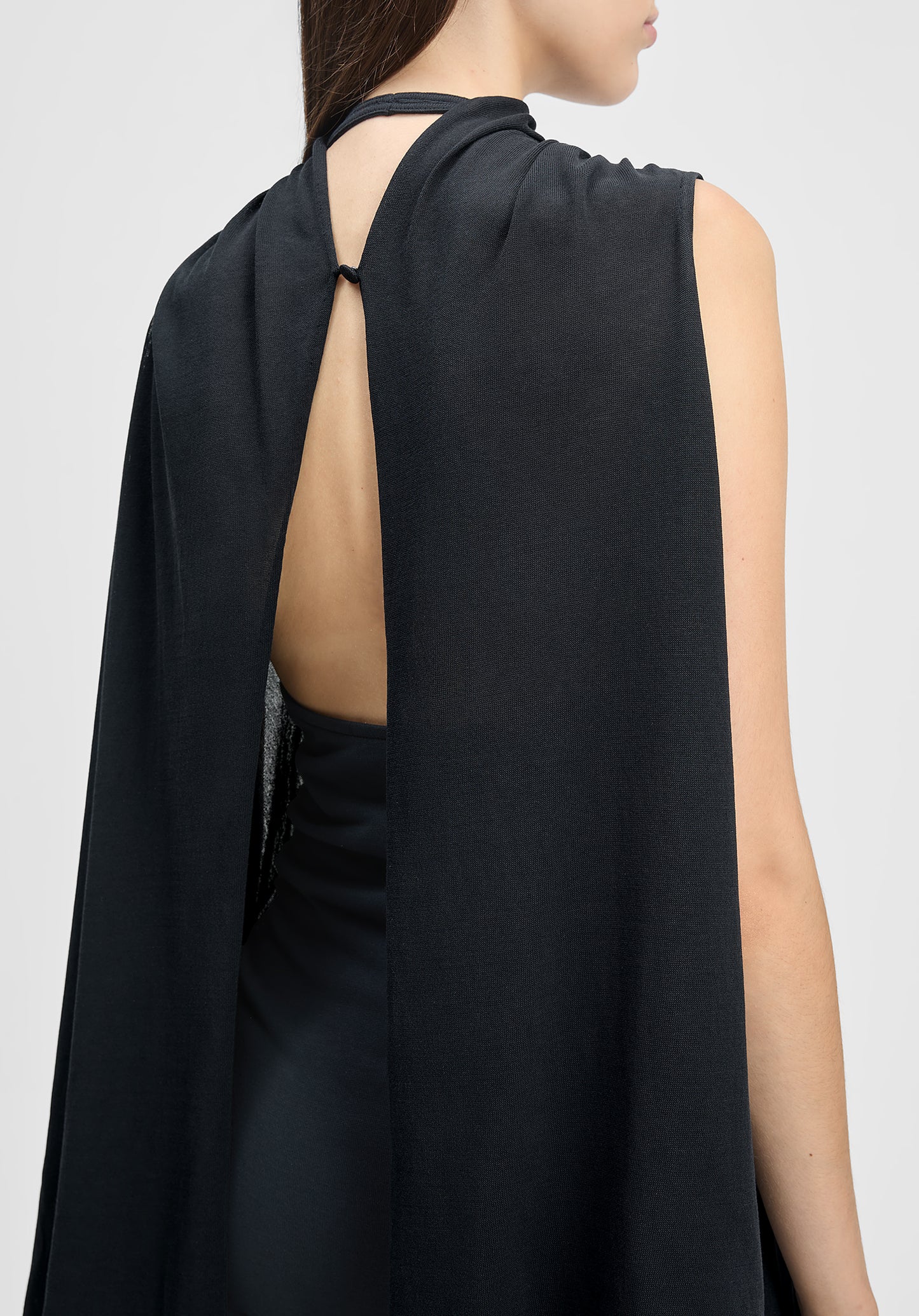 Scala Draped Open Back Dress