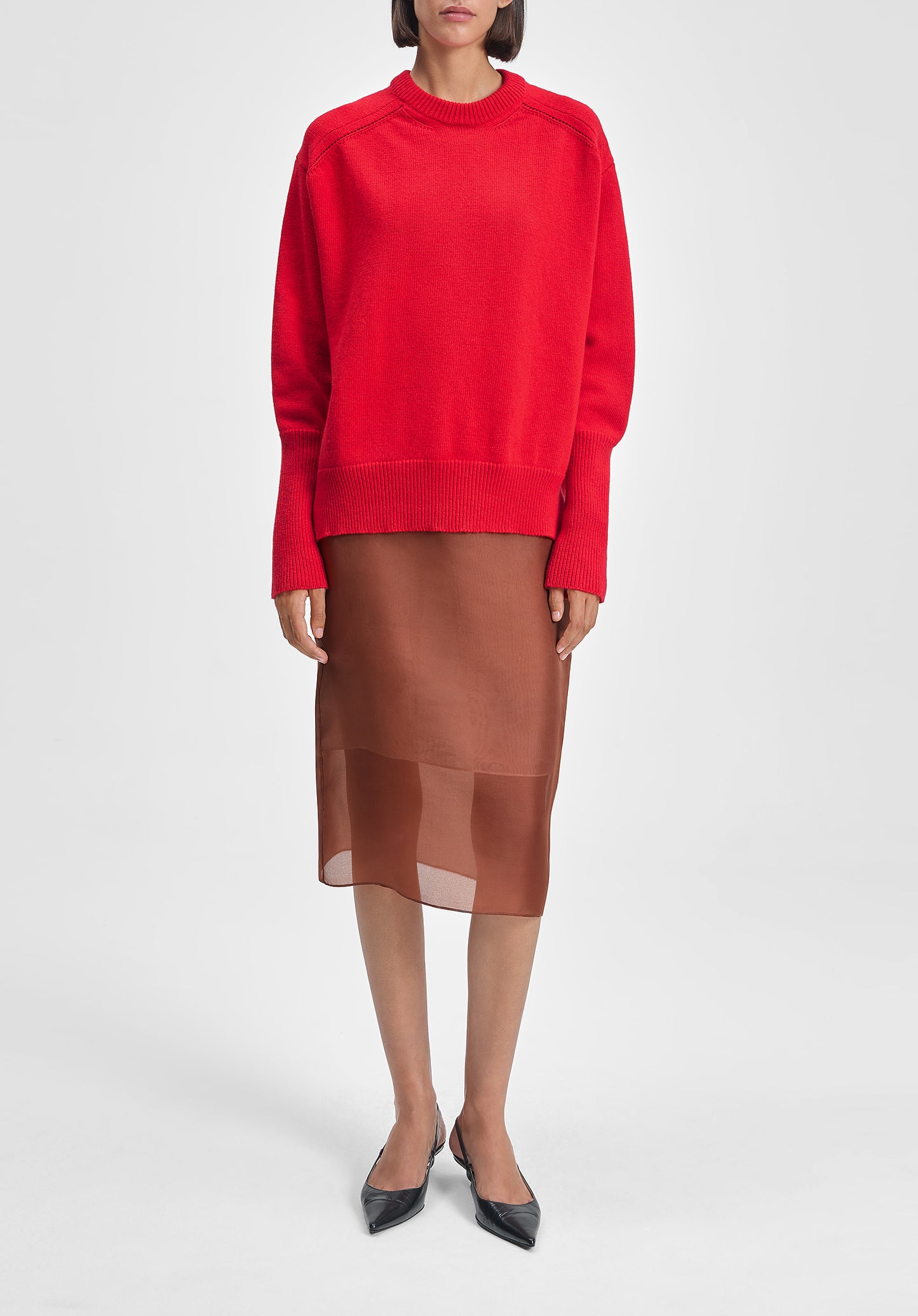 View Round-neck Knit Sweater