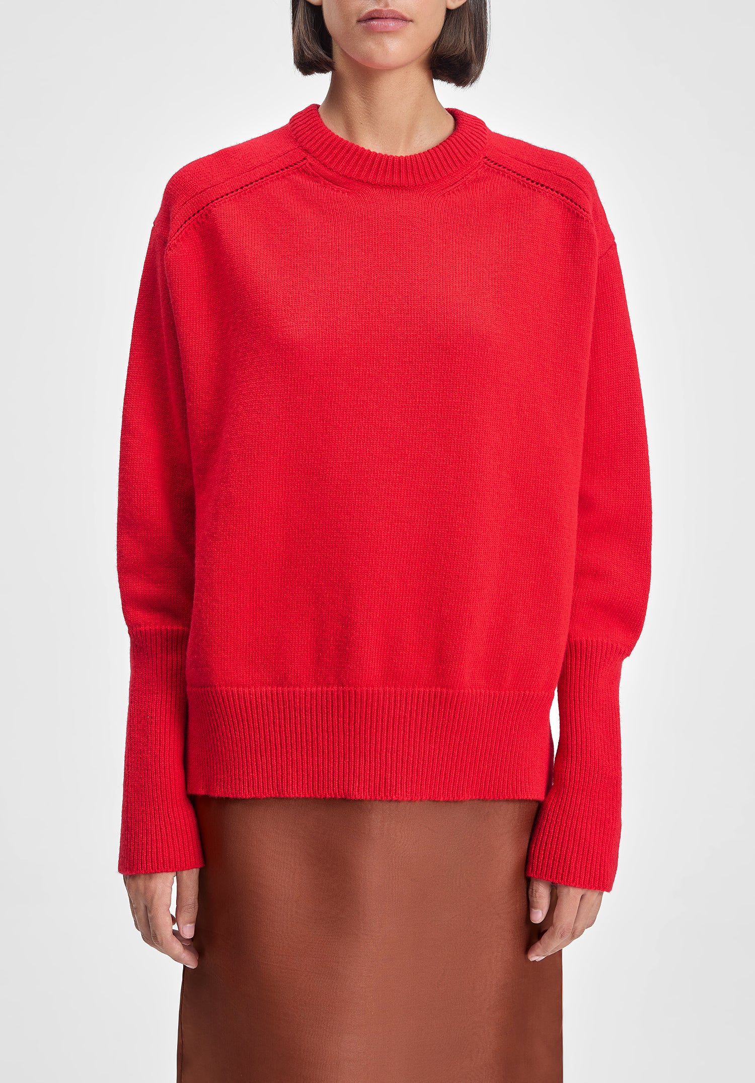 View Round-neck Knit Sweater