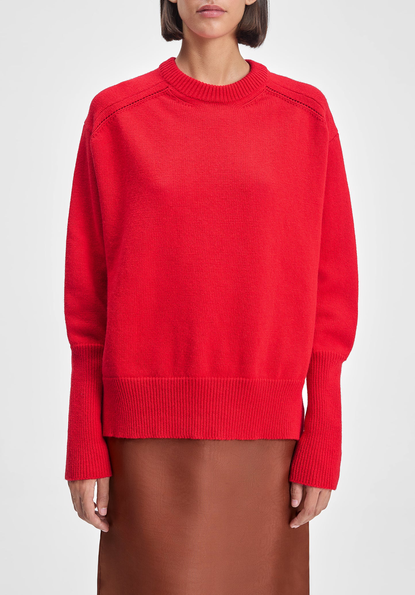 View Round-neck Knit Sweater