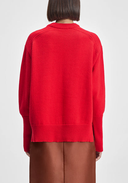 View Round-neck Knit Sweater