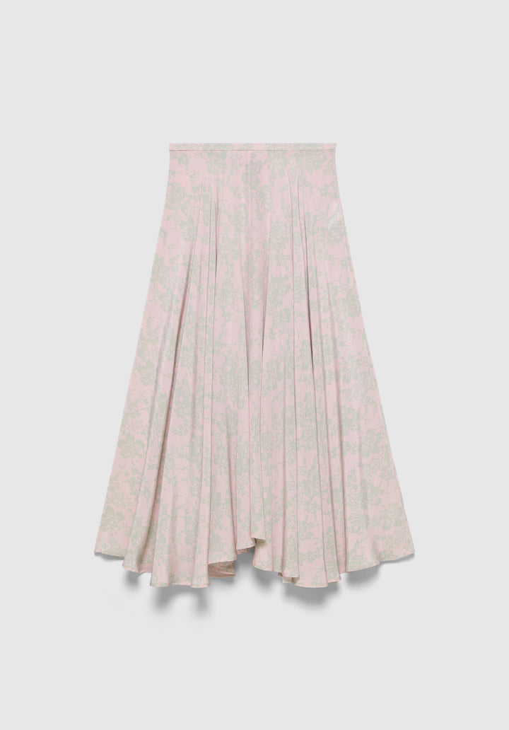 Miren Lace Print Skirt