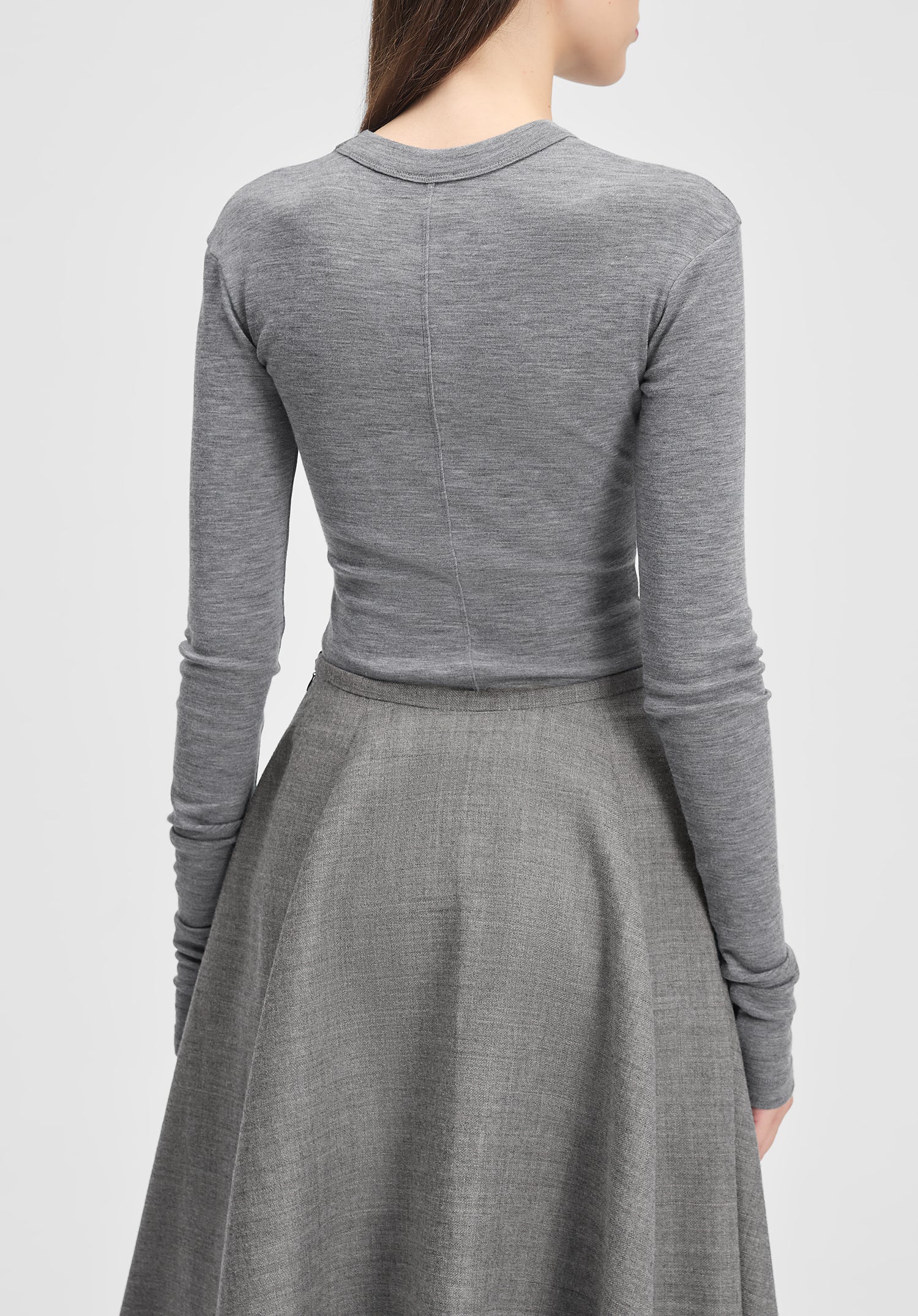 Long-sleeve Jersey Wool