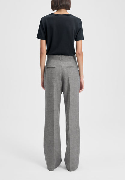 Credo Straight Melange Trousers