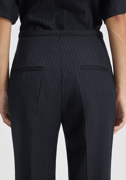 Cora Slim Pinstriped Trousers