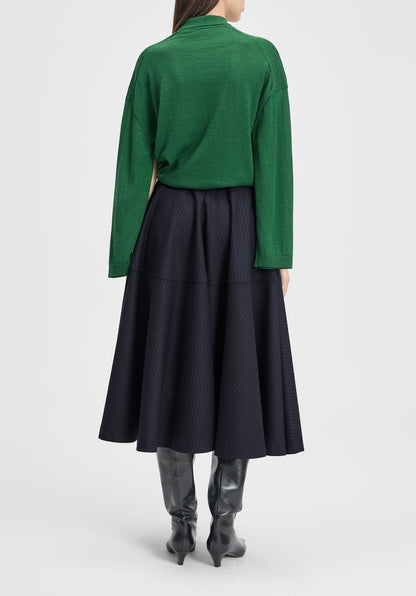 Maxime Pinstriped Skirt