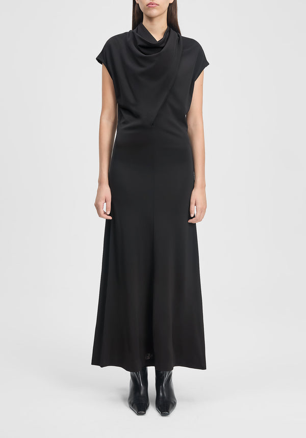 Verso Draped Scarf Dress