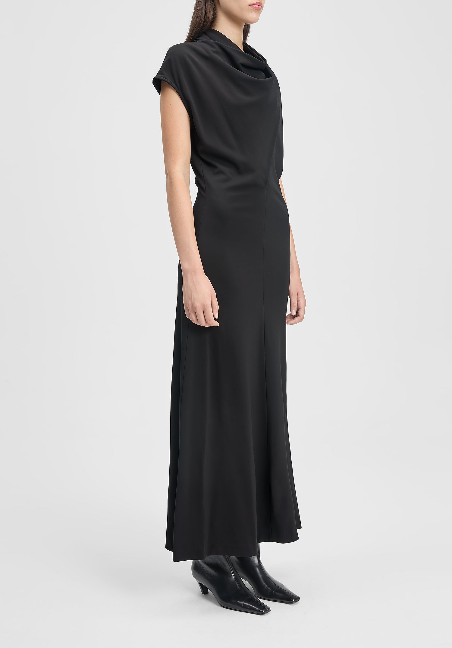 Verso Draped Scarf Dress