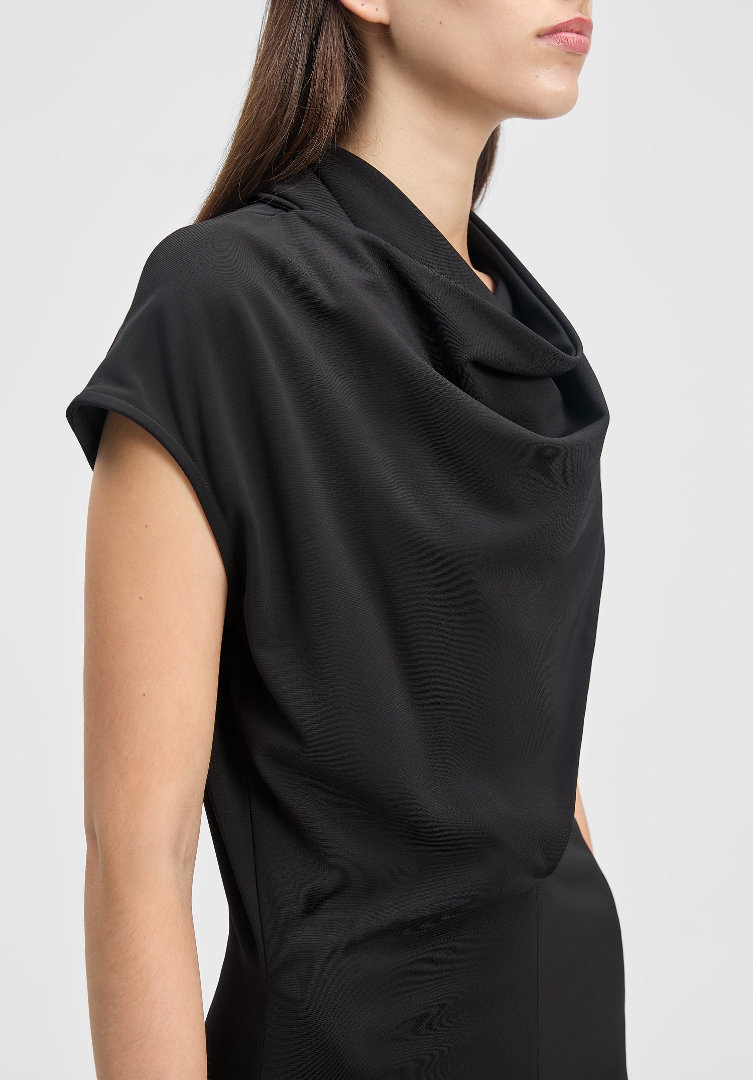 Verso Draped Scarf Dress